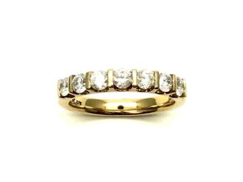 9ct Yellow Gold Eternity Ring 0.75ct