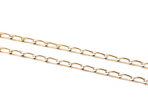 9ct Fine Curb Chain 20 Inch