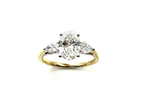 18ct Laboratory Grown Diamond Solitaire Ring1.58ct