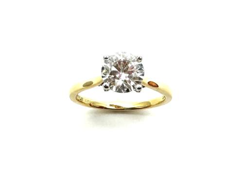 18ct Laboratory Grown Diamond Solitaire Ring1.58ct