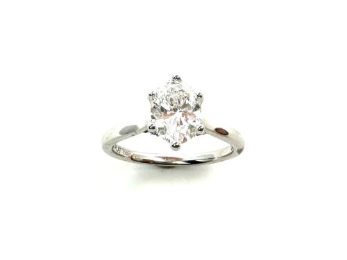 Platinum Laboratory Grown Diamond Ring 1.50ct