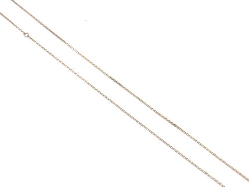 9ct Yellow Gold Trace Chain 16 or 18 inch