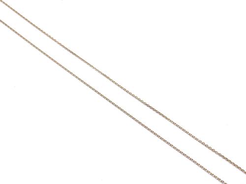 9ct Yellow Gold Trace Chain 24 inch