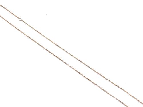 9ct Yellow Gold Trace Chain 20 inch