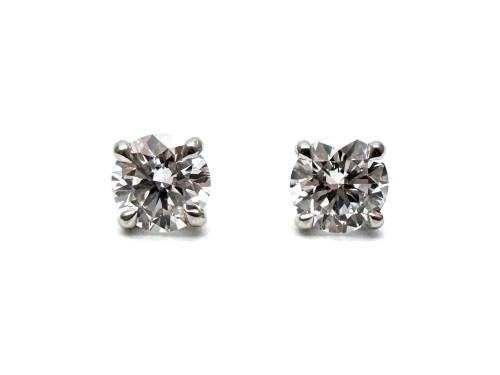 Platinum Laboratory Grown Diamond Earrings 3.13ct