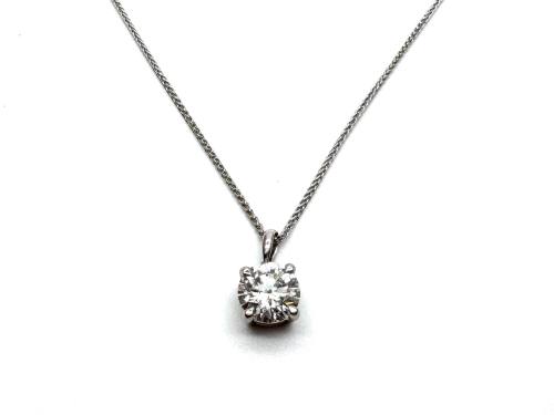 Platinum Laboratory Grown Diamond Pendant 1.51ct