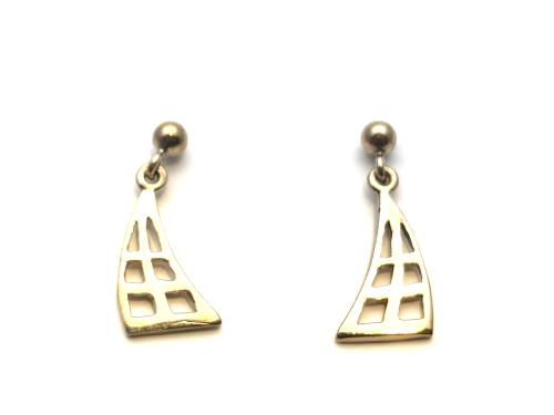 9ct Yellow Gold Fancy Drop Earrings