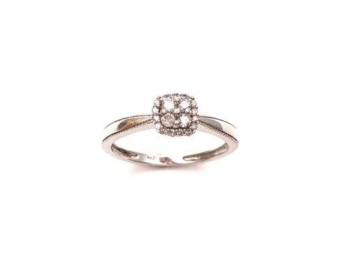 9ct Diamond Cluster Ring 0.25ct