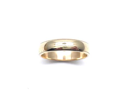 9ct Yellow Gold Plain Wedding Ring