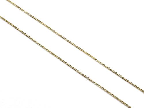 9ct Yellow Gold Fine Trace Chain 16-18 Inch