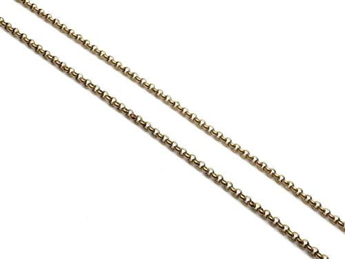 9ct Yellow Gold Fine Belcher Chain