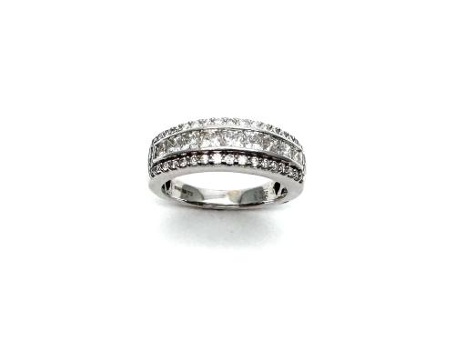 18ct Diamond Pave Ring 1.00ct