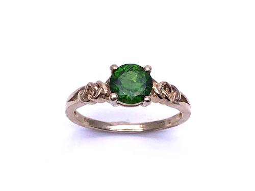 9ct Yellow Gold Chrome Diopside Ring