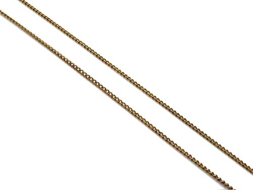 9ct Yellow Gold Fine Curb Chain