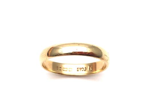 9ct Yellow Gold Wedding Ring 3mm