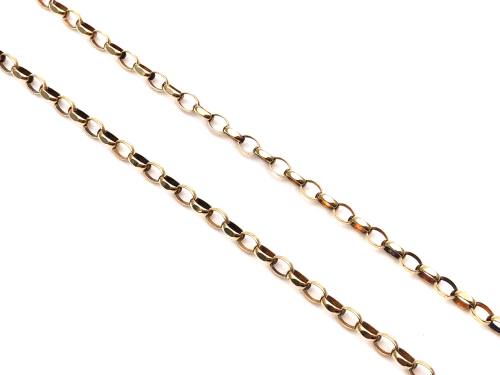 9ct Yellow Gold Oval Belcher Chain