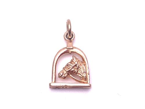 9ct Yellow Gold Horse Charm