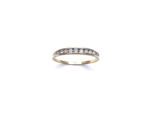 9ct Yellow Gold Diamond Eternity Ring