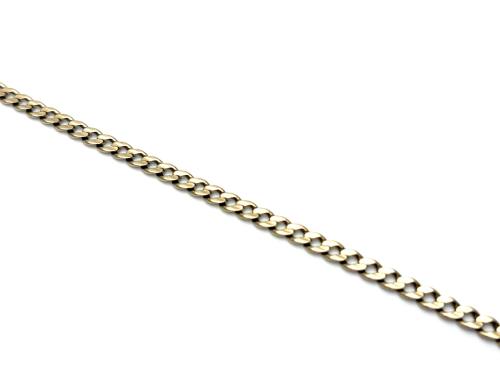 9ct Yellow Gold Curb Bracelet 8 1/2 inc