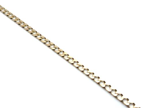 9ct Yellow Gold Curb Bracelet 7 1/2 inc