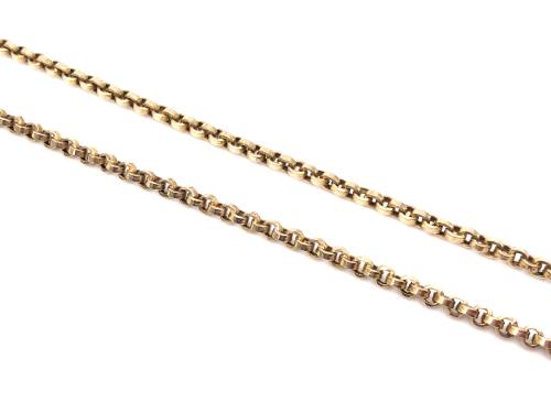 An Old 9ct Yellow Gold Chain 16 inches.