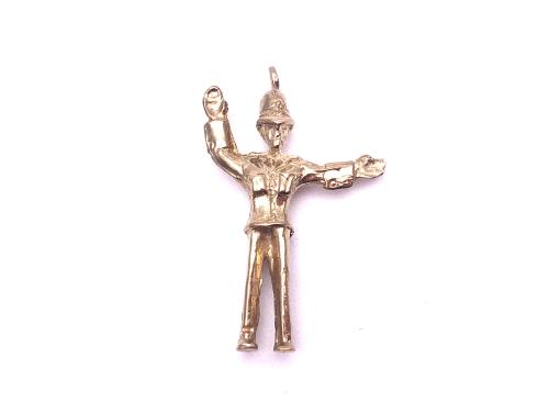 9ct Yellow Gold Policeman Charm