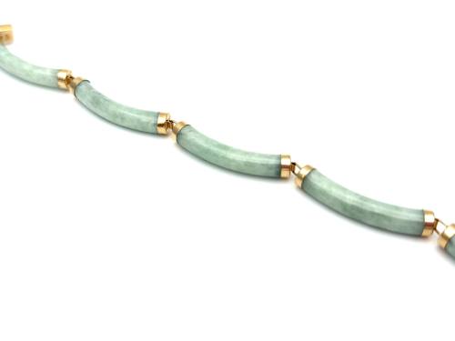 Jade Bar Bracelet 7 1/4 inch