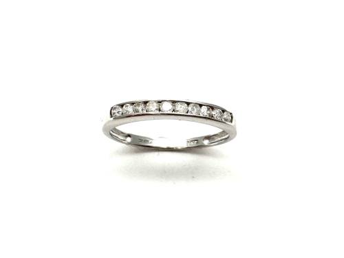 9ct White Gold Diamond Eternity Ring