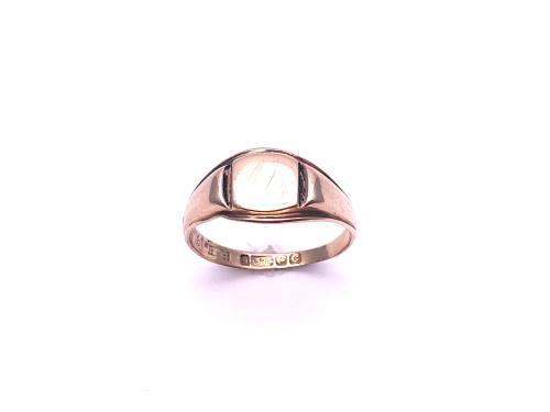 9ct Yellow Gold Signet Ring 1927