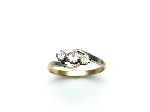 18ct Diamond 3 Stone Ring