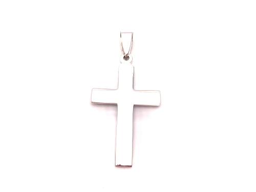 Silver Plain Cross 31x18mm