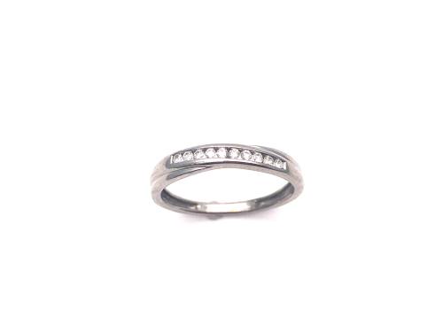 9ct White Gold Diamond Eternity Ring