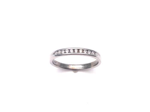 9ct White Gold Diamond Eternity Ring