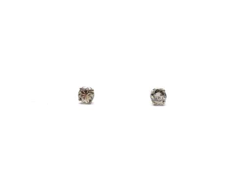 9ct Champagne Diamond Stud Earrings