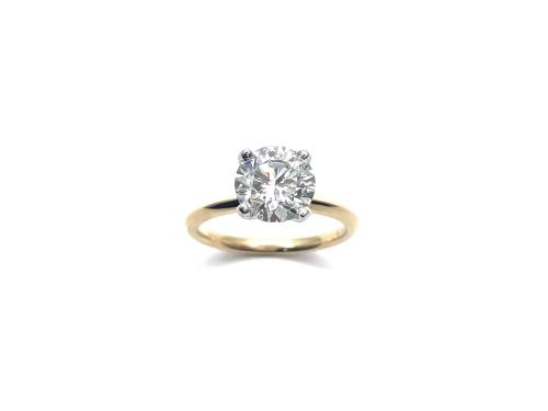 18ct Yellow Gold Laboratory Grown Diamond Ring