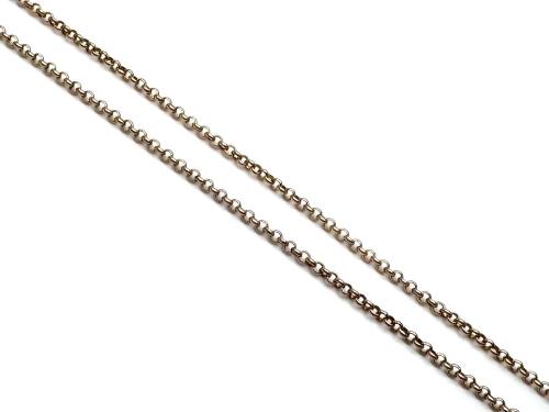 9ct Yellow Gold Round Belcher Chain