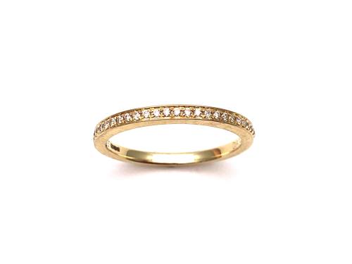 9ct Yellow Gold Diamond Eternity Ring 0.10ct