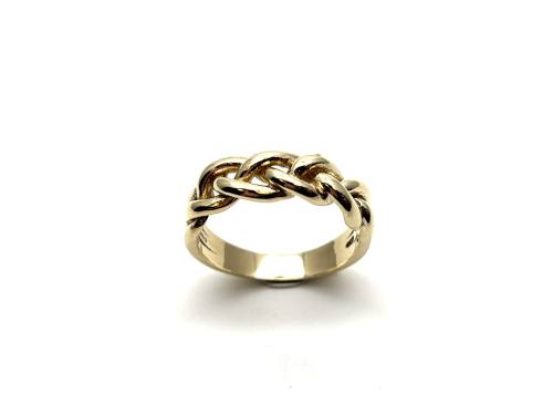 9ct Yellow Gold Plaited Ring