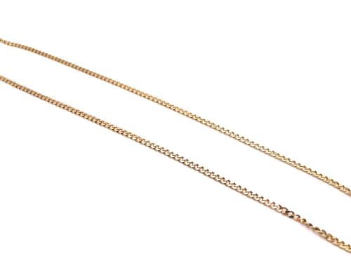 9ct Yellow Gold Fine Curb Chain