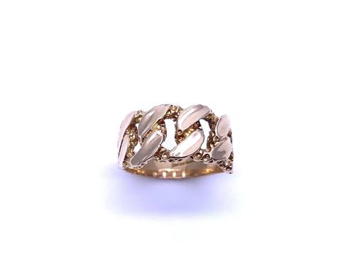 9ct Yellow Gold Curb Ring