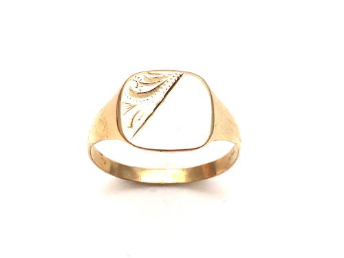 9ct Yellow Gold Signet Ring