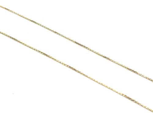 9ct Yellow Gold Rolo Chain 16-18 inch