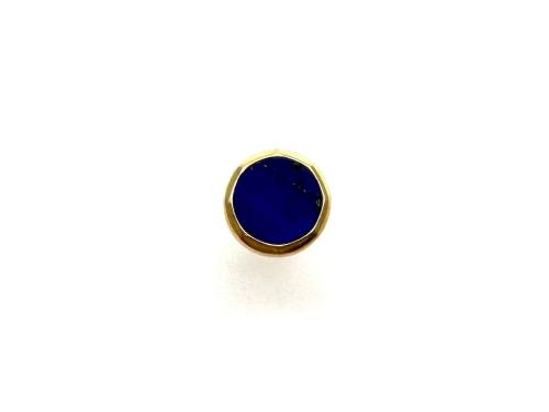 9ct Yellow Gold Lapis Tie Pin