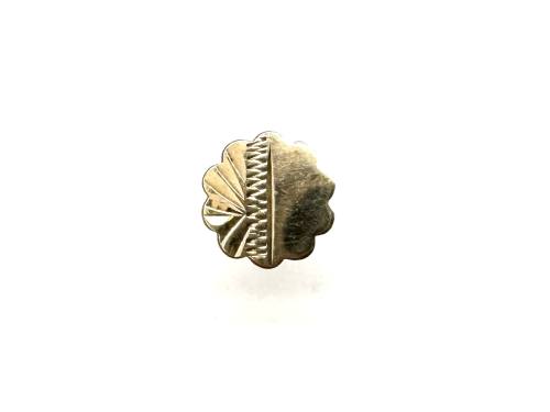 9ct Yellow Gold Flower Tie Pin