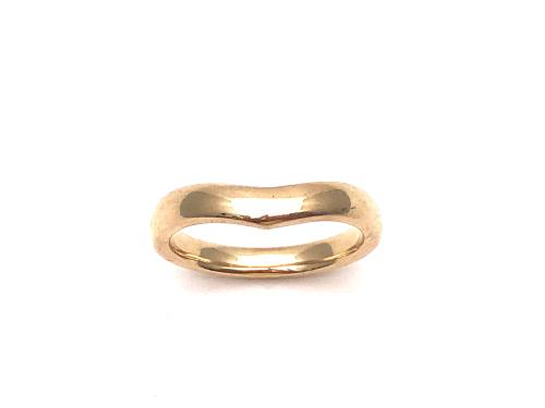 9ct Yellow Gold Wishbone Wedding Ring