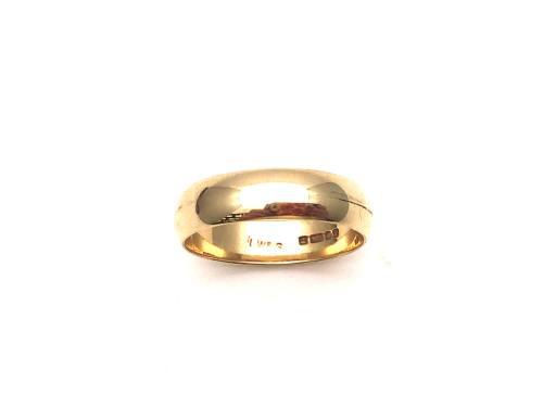 9ct Yellow Gold Wedding Ring 5mm