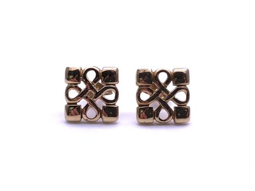 9ct Yellow Gold Celtic Stud Earrings