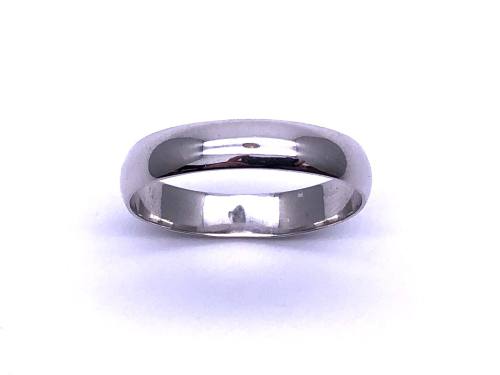 9ct White Gold Wedding Ring 5mm