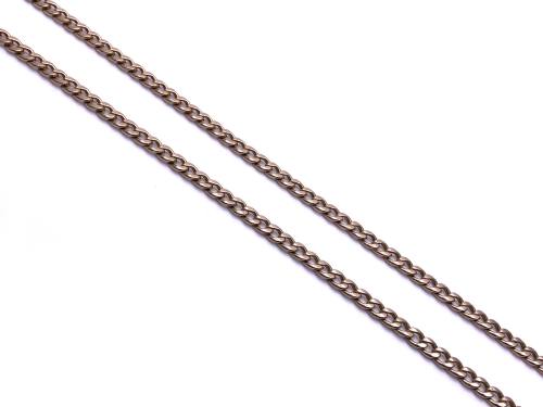 9ct Yellow Gold T-Bar Curb Chain