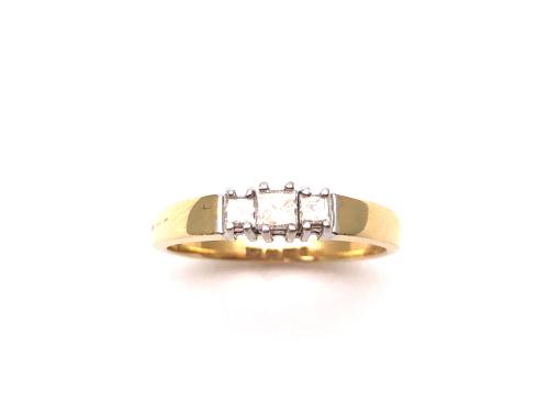 18ct Diamond 3 Stone Ring